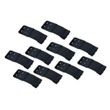 Maxbell 10x Bra Extenders Stretch Clip on Bra Strap Extension 2 Row 2 Hooks Black