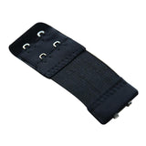 Maxbell 10x Bra Extenders Stretch Clip on Bra Strap Extension 2 Row 2 Hooks Black