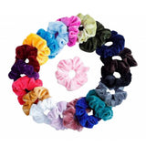 Maxbell Hair Scrunchies Velvet Elastic Hair Bands Scrunchy Hair Ties Ropes 20pcs