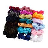 Maxbell Hair Scrunchies Velvet Elastic Hair Bands Scrunchy Hair Ties Ropes 20pcs