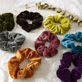 Maxbell Hair Scrunchies Velvet Elastic Hair Bands Scrunchy Hair Ties Ropes 20pcs