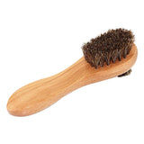 Maxbell Horsehair Shoe Shine Brush Kit Polishing Dauber Care Applicators for Shoes