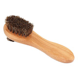 Maxbell Horsehair Shoe Shine Brush Kit Polishing Dauber Care Applicators for Shoes