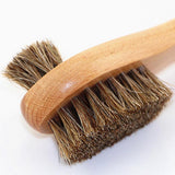 Maxbell Horsehair Shoe Shine Brush Kit Polishing Dauber Care Applicators for Shoes