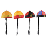 Maxbell 4 Pieces Chinese Oriental Cap