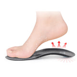 Maxbell Leather Insoles Comfort Arch Support Full Length Shoe Insert Cushion 37-38