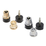 Maxbell High Hee Tips Caps Metal Stiletto Pins Plates Dowel Lift Reduce Noise Golden