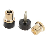 Maxbell High Hee Tips Caps Metal Stiletto Pins Plates Dowel Lift Reduce Noise Golden