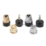 Maxbell High Hee Tips Caps Metal Stiletto Pins Plates Dowel Lift Reduce Noise Golden