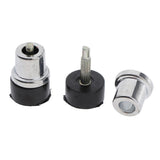 Maxbell High Hee Tips Caps Metal Stiletto Pins Plates Dowel Lift Reduce Noise Silver