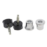 Maxbell High Hee Tips Caps Metal Stiletto Pins Plates Dowel Lift Reduce Noise Silver