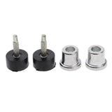 Maxbell High Hee Tips Caps Metal Stiletto Pins Plates Dowel Lift Reduce Noise Silver