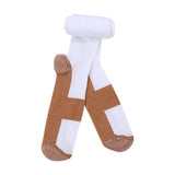 Maxbell Maxbell 1 Pair Jogging Knee High Compression Socks Unisex Calf Stockings Sleeve L-XL