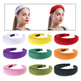 Maxbell Women Headband Headwear Wide Plastic Hairband Hair Accessories White