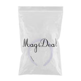 Maxbell Women Headband Headwear Wide Plastic Hairband Hair Accessories White