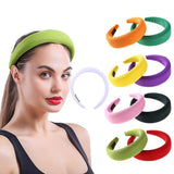 Maxbell Women Headband Headwear Wide Plastic Hairband Hair Accessories White