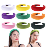 Maxbell Women Headband Headwear Wide Plastic Hairband Hair Accessories White
