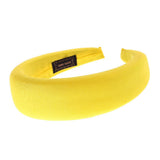 Maxbell Women Headband Headwear Wide Plastic Hairband Hair Accessories Yellow