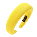 Maxbell Women Headband Headwear Wide Plastic Hairband Hair Accessories Yellow