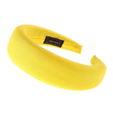 Maxbell Women Headband Headwear Wide Plastic Hairband Hair Accessories Yellow