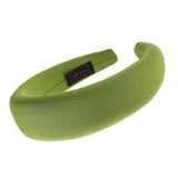 Maxbell Women Headband Headwear Wide Plastic Hairband Hair Accessories Olive Green