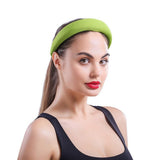 Maxbell Women Headband Headwear Wide Plastic Hairband Hair Accessories Olive Green