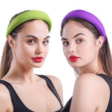 Maxbell Women Headband Headwear Wide Plastic Hairband Hair Accessories Olive Green