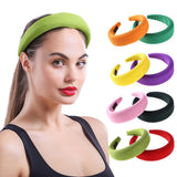 Maxbell Women Headband Headwear Wide Plastic Hairband Hair Accessories Olive Green