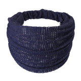 Maxbell Womens Headband Stretchy Turban Head Wrap Sport Workout Non-slip Hair Band