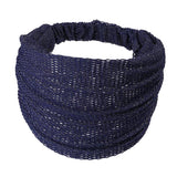 Maxbell Womens Headband Stretchy Turban Head Wrap Sport Workout Non-slip Hair Band