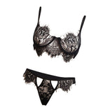 Maxbell Maxbell Women Sexy Lace Body Suit Skeleton Tback Set New Lady Sleep Wear Wife Gift S