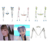 Maxbell Vintage Flower Tassel Hair Stick Hairpin Step Shake Set Hair Jewelry