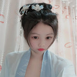 Maxbell Vintage Flower Tassel Hair Stick Hairpin Step Shake Set Hair Jewelry