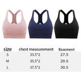 Maxbell Racerback Sports Bra Padded High Impact for Yoga Gym Workout Fitness M
