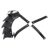 Mens PU Leather X Adjustable Chest Half Harness Body Harness Cosplay Costume