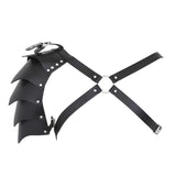 Mens PU Leather X Adjustable Chest Half Harness Body Harness Cosplay Costume