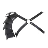 Mens PU Leather X Adjustable Chest Half Harness Body Harness Cosplay Costume