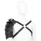 Mens PU Leather X Adjustable Chest Half Harness Body Harness Cosplay Costume