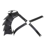 Mens PU Leather X Adjustable Chest Half Harness Body Harness Cosplay Costume