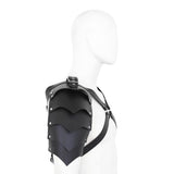 Mens PU Leather X Adjustable Chest Half Harness Body Harness Cosplay Costume