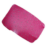 Maxbell Women Sexy Rhinestones Fishnet Net Mesh Stockings Tights Pantyhose Rose Red - Aladdin Shoppers