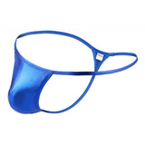 Maxbell Maxbell Mens Sexy Briefs G-String Thongs Jockstrap Underwear T-back Shorts Blue L