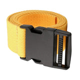 Outdoor Breathable Men Waist Belt Quick Release Buckle Yellow