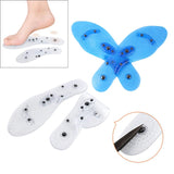 Maxbell Maxbell Acupressure Magnetic Therapy Insoles Breathable Shoe Insert Pads Clear S