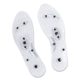 Maxbell Maxbell Acupressure Magnetic Therapy Insoles Breathable Shoe Insert Pads Clear S