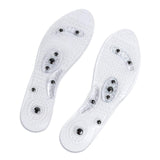 Maxbell Maxbell Acupressure Magnetic Therapy Insoles Breathable Shoe Insert Pads Clear S