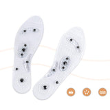 Maxbell Maxbell Acupressure Magnetic Therapy Insoles Breathable Shoe Insert Pads Clear S