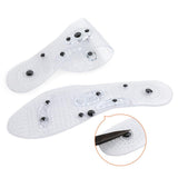 Maxbell Maxbell Acupressure Magnetic Therapy Insoles Breathable Shoe Insert Pads Clear S