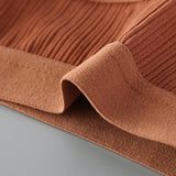 Maxbell Maxbell Women's Comfy Sexy Padded Push up Everyday Bra Brown