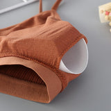 Maxbell Maxbell Women's Comfy Sexy Padded Push up Everyday Bra Brown